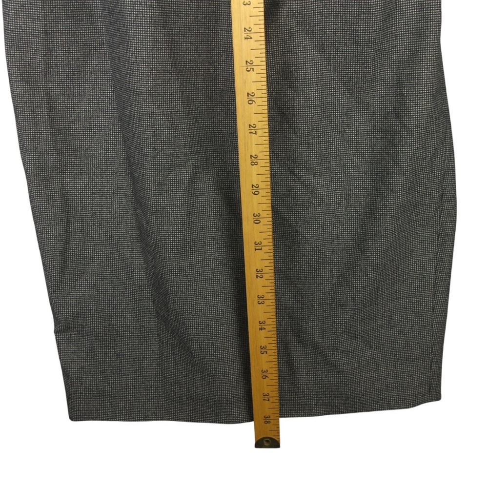 Max Mara Midi Sheath Dress US 2 Belted Sleeveless Wool Old Money Career Gray EUC - Picture 8 of 14